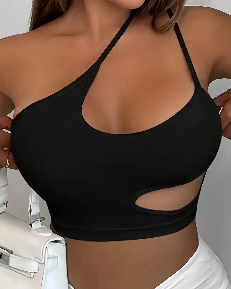 Shadow Cut Crop Top