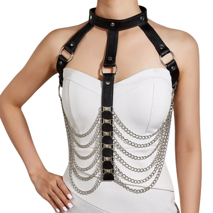 Techno Chain Harness – Extravagantes Rave-Design - Techno Essentials