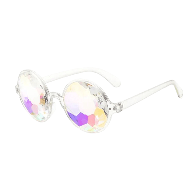 Psychedelische Kaleidoskop Brille
