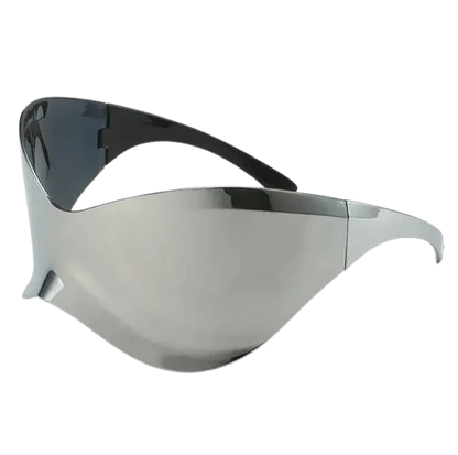 Gebogene Eleganz Techno & Rave Brille
