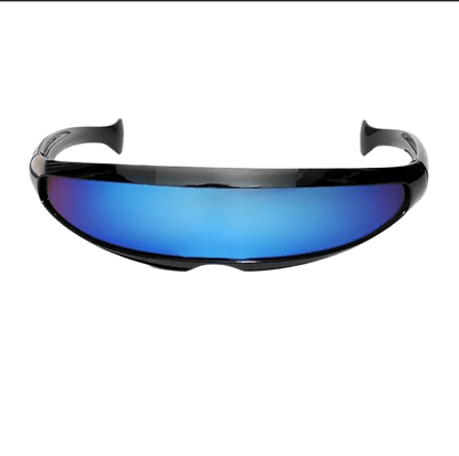 Neon Cyclone Techno Brille
