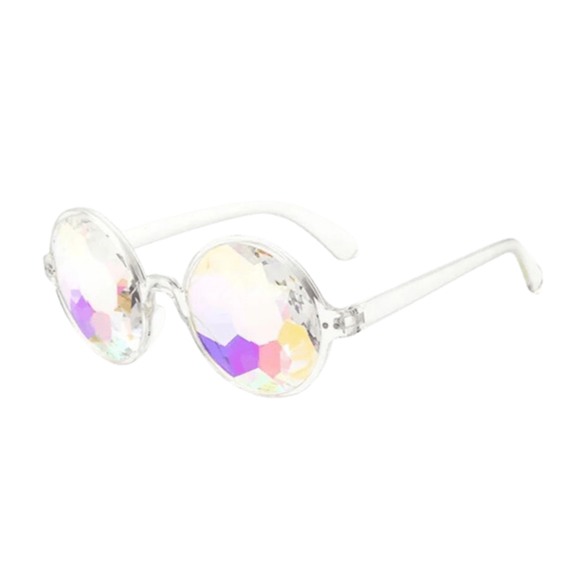 Psychedelische Kaleidoskop Brille