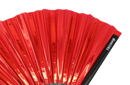 Red Vortex – PVC XXL Rave Fächer