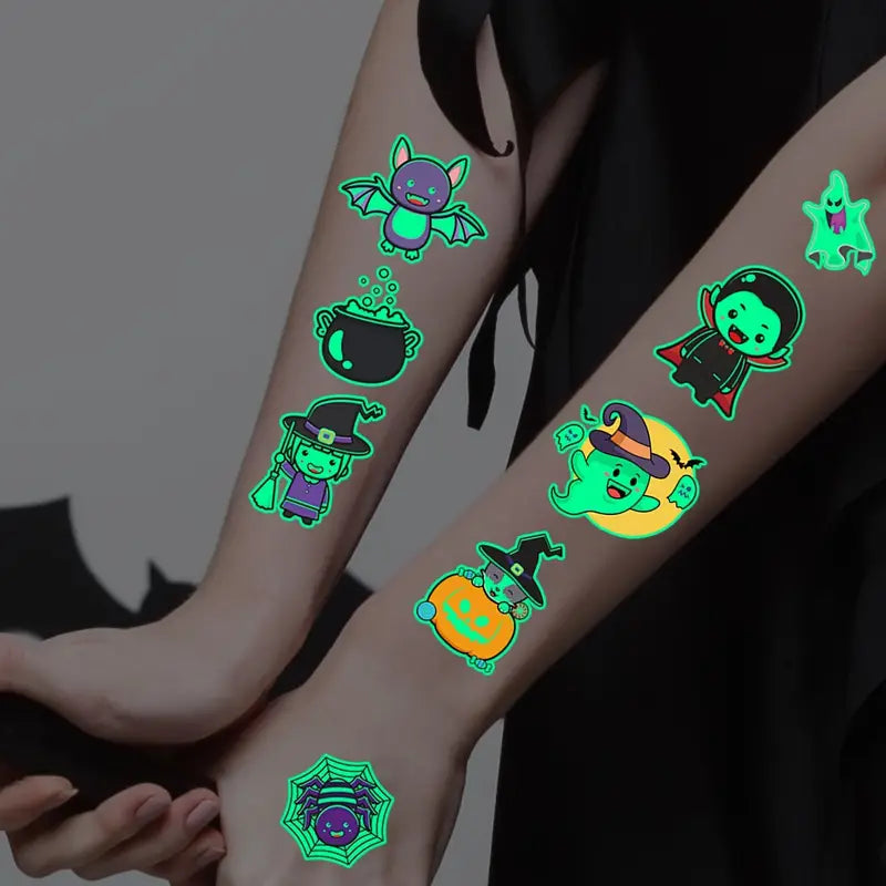 🎃 Halloween Tattoo-Set - Techno Essentials