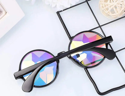 Psychedelische Kaleidoskop Brille