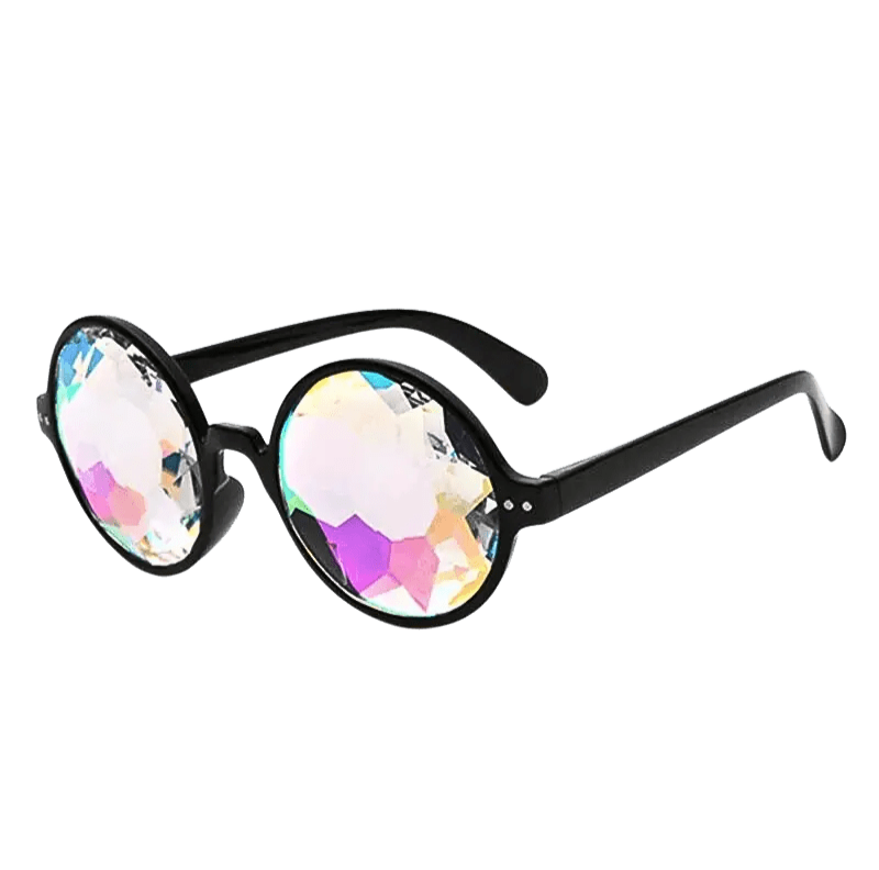 Psychedelische Kaleidoskop Brille
